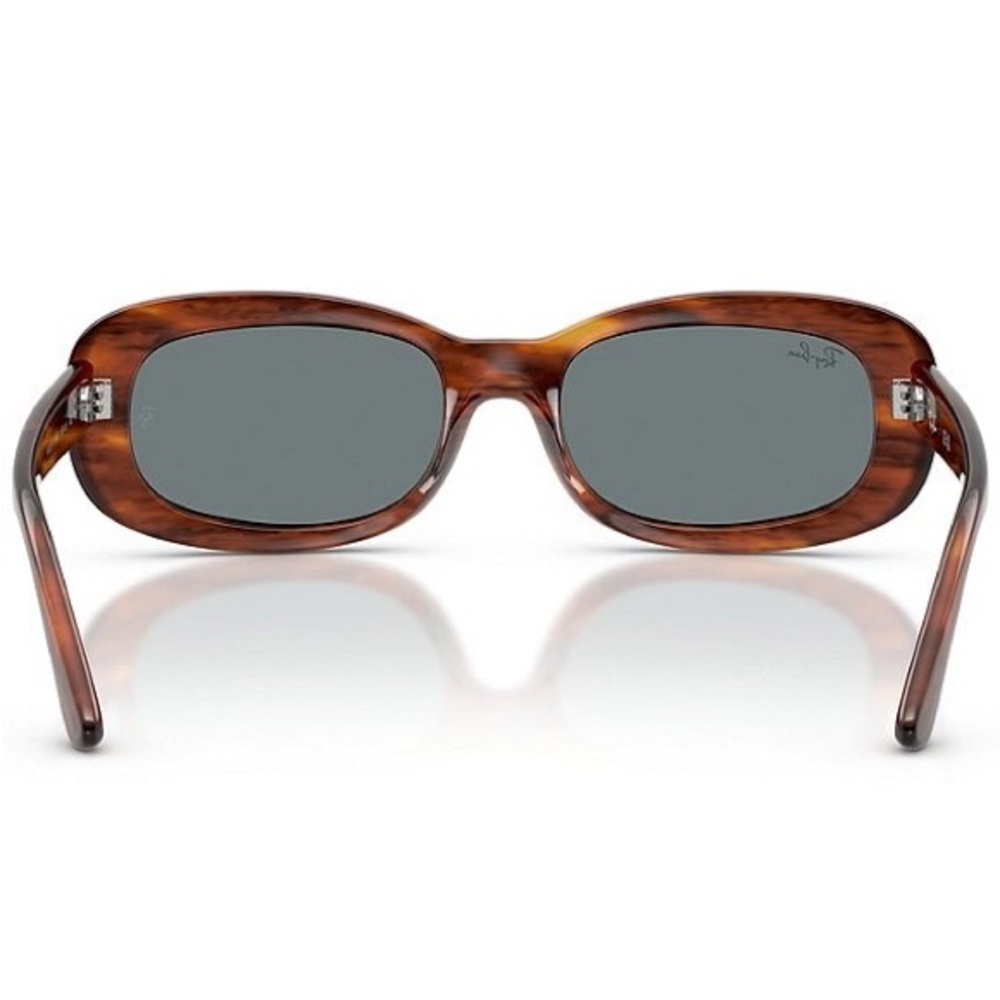 Ray-Ban Women’s Tortoiseshell Brown Frame with Gray Lenses Sunglasses - Picture 4 of 10